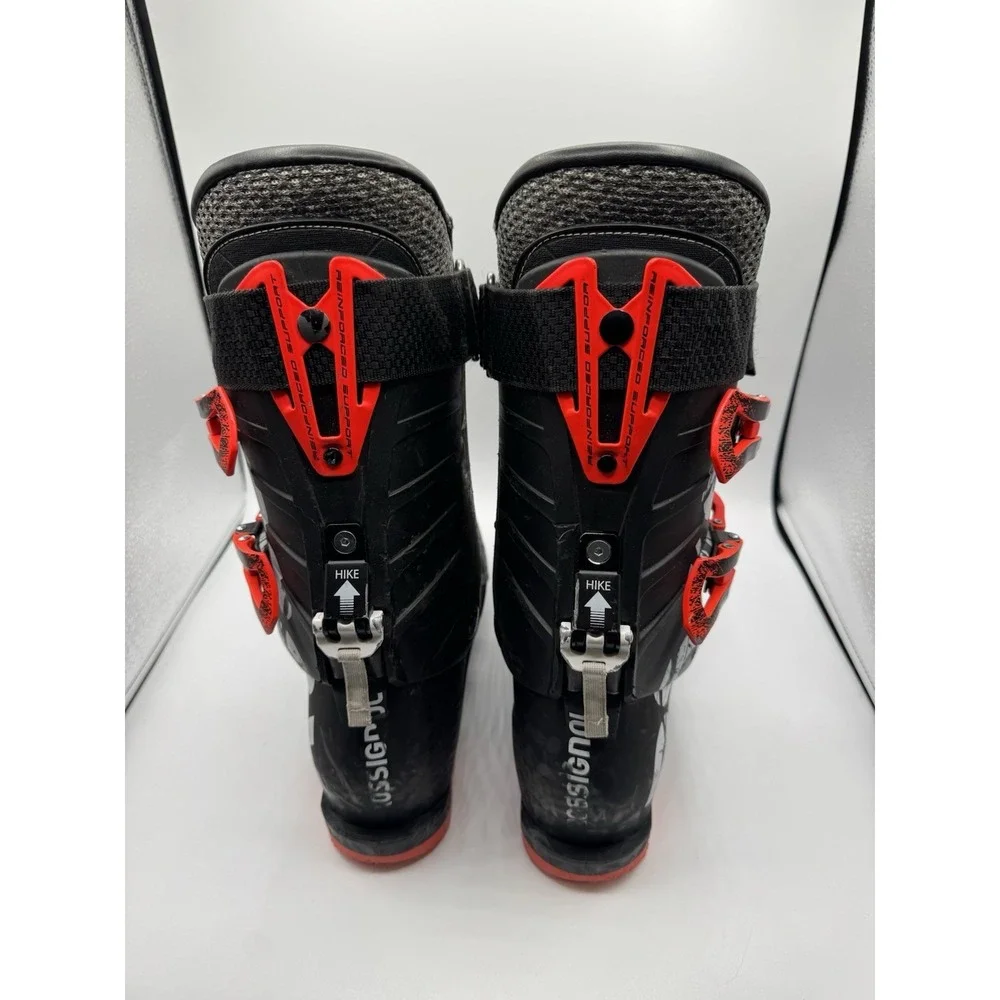 Rossignol 90 All Track Ski Boots Sensor Grip Black Red Mondo Size 27.5 Hike